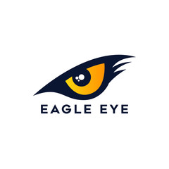Eye vision icon logo vector illustration