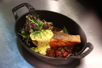 Tasty Oven Baked Salmon Steak