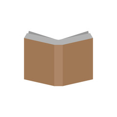 vector illustration book icon logo flat design