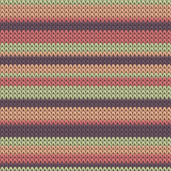 Woolen horizontal stripes knitted texture 