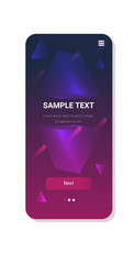 Fototapeta na wymiar dynamical neon forms abstract background gradient banner fluid color template modern graphic elements smartphone screen online mobile app copy space vertical vector illustration