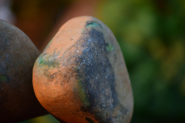 Jade is a real natural jade, lumps on a beautiful natural background.