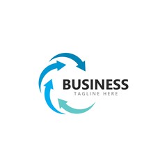 Arrows vector illustration icon Logo Template