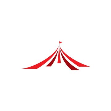 Circus logo ,simple circus logo vector icon illustration