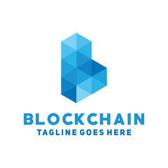 BlockChain Technology Logo Design Inspiration For Business And Company