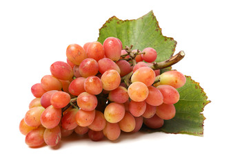 Fototapeta premium Grapes on a white background 