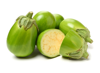aubergine isolated on white background