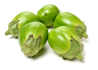 aubergine isolated on white background