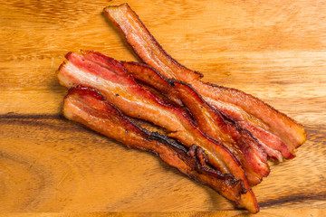 カリカリベーコンセット　Deliciously baked crispy bacon food