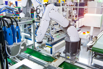 computer fan with Robotic and Automation system control application on automate robot arm