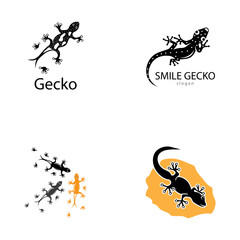 Fototapeta premium Lizard Chameleon Gecko animall logo and symbol vector illustration