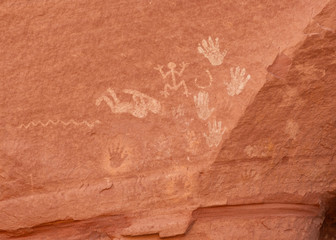 Archaeological Ruins at Canyon de Chelly National Monument, Navajo Nation, Arizona
