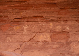 Archaeological Ruins at Canyon de Chelly National Monument, Navajo Nation, Arizona