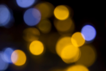Obraz premium Bokeh at night Night time trip