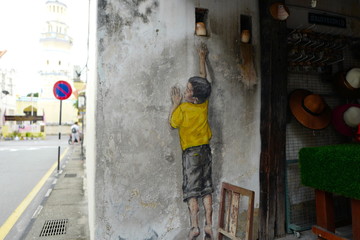 マレーシア 街 日常 空 ストリート