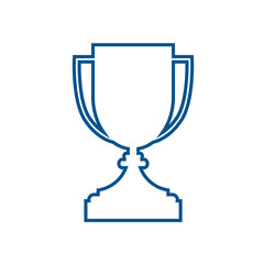  Simple flat illustration of a goblet. Icon, button for your website, mobile application 