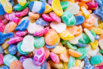 Sweets Background. Mixed Candy. candy background