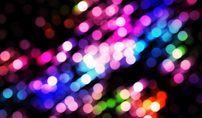 Abstract background with colorful bokeh lights
