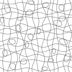 Fototapeta premium Seamless pattern of an abstract curve,