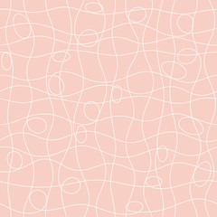 Seamless pattern of an abstract curve,