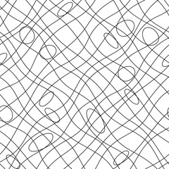 Seamless pattern of an abstract curve,