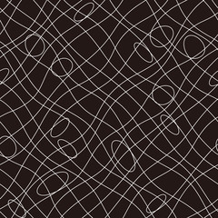Seamless pattern of an abstract curve,