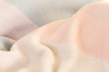 Pink soft fabric, fashion background.