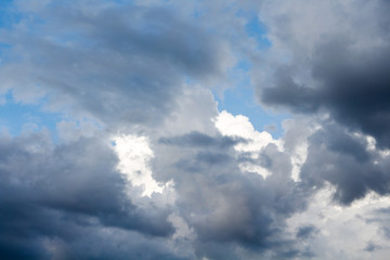 Fototapeta premium Dramatic sky with stormy clouds