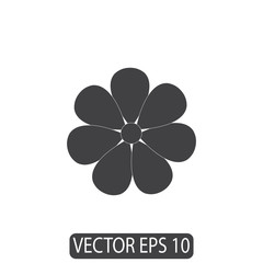 Fototapeta na wymiar Flower Icon Design, Vector Template