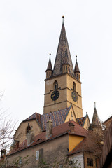Fototapeta na wymiar Cathedral of Saint Mary in Sibiu