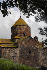 Makenis Monastery is located in Makenis village. Gegharkunik Region, Armenia.