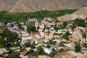Fototapeta na wymiar Meghri town. Syunik Region. Armenia.