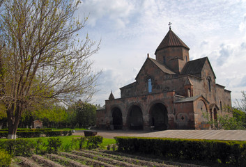 Surb Gayane Church (7th-17th centuries) is one of the most oldest in Armenia. Ejmiatsin town, Armavir Region, Armenia.