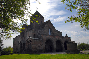 Fototapeta na wymiar Surb Gayane Church (7th-17th centuries) is one of the most oldest in Armenia. Ejmiatsin town, Armavir Region, Armenia.