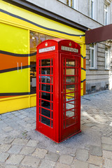 British Red Phone Booth in Vienna