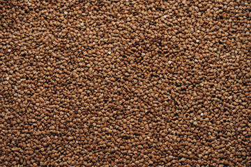 natural buckwheat grain background. texture background