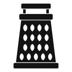 Steel grater icon. Simple illustration of steel grater vector icon for web design isolated on white background