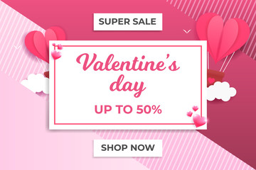 Valentine's Day Background concept design suitable for advertisement, banner, and gift card