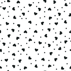 Fototapeta na wymiar Heart like seamless pattern. Hearts. Packaging design for gift wrap. Abstract geometric modern background. Vector illustration. Art deco style. Heart seamless pattern