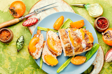 Baked meat for christmas