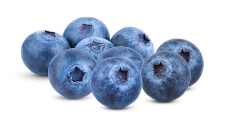Fresh blueberry  isolated on white background