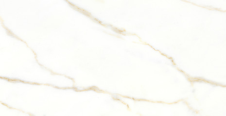 Fototapeta premium White Carrara Marble Texture Background With Curly Grey-Brown Colored Veins, It Can Be Used For Interior-Exterior Home Decoration and Ceramic Decorative Tile Surface, Wallpaper, Architectural Slab.