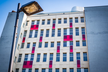 Fototapeta premium office building with old lantern in berlin