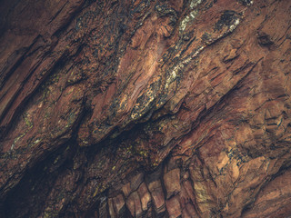 Red sandstone rock