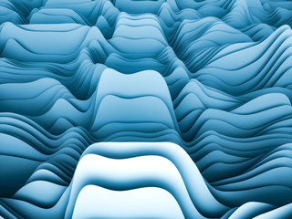 Obraz premium Blue 3D Background