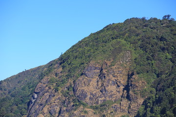 Fototapeta premium chiang rai doi inthanon peak in thailand, the highest mountain in thailand