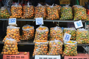store in Chiang Mai fruit market. Muang Mai market