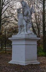 statues in Staatspark in Germany