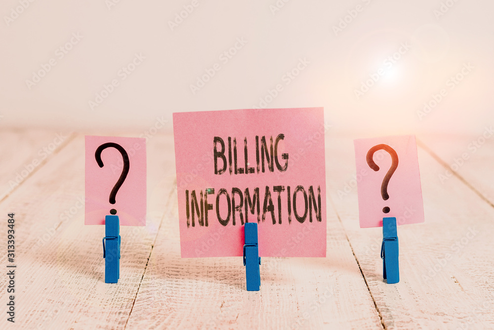 Poster text sign showing billing information. business photo showcasing address connected to a specific for