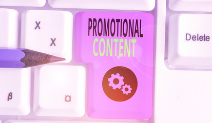Handwriting text writing Promotional Content. Conceptual photo persuade target audiences of the...